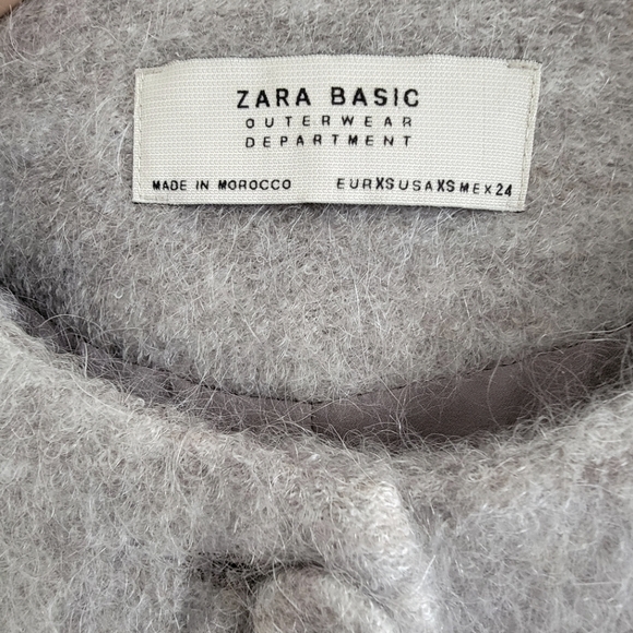 Zara Outerwear Mohair Coat, size XS - Picture 2 of 9